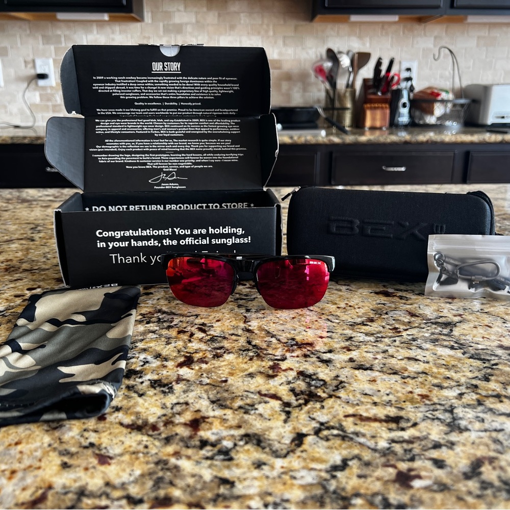 Brand new never worn Bex Sunglasses